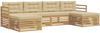 vidaXL Outdoor-Sofagarnitur 6 pcs Weiß und Beige 325 x 162,5 x 73 cm 3390908 Bild 2
