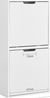 SoBuy FSR204-W Schuhschrank, MDF, Lackiert, Weiß, 50 x 100 x 19 cm Bild 3