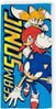 Sonic Strandtuch Blaues Baumwollhandtuch für Kinder, 70cm x 140cm Bild 3