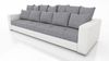 Modernes Big Sofa Wohnlandschaft Sofa Couch Jumbo XXL 1 - Weiß - Hellgrau Bild 3