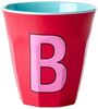 Rice Red Kiss Print Melamin Becher Buchstabe B Bild 5