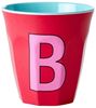 Rice Red Kiss Print Melamin Becher Buchstabe B Bild 4