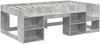 vidaXL Kinderbettgestell mit Stauraum Betongrau 90 x 190 cm 3422630 Bild 3