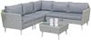 SunnySmart 2-teilige Loungegruppe Lancaster Aluminium mit Kunststoffgeflecht rustic-vintage Bild 4