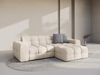 Micadoni Ecksofa Kendal 4-Sitzer Rechts Strukturierter Stoff Beige Bild 5