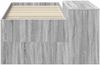 vidaXL Hochbett mit Schreibtisch für Kinder Grau Sonoma 75 x 190 cm 3422688 Bild 4