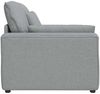 vidaXL Modulares Sofa Endmodul mit Armlehne Kissen Hellgrau 100 cm 4104387 Bild 4