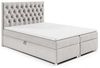 Best for Home Boxspringbett mit Bettkasten Doppelbett Trinity K14 Bonellfederkern inkl 7cm Topper (140x200 160x200 180x200 200x200 cm, Bonell-Matratze, gepolstertes Kopfteil, Polsterbett versch. Größen), mit oder ohne Topper, Flexible Liefermöglichkeit... Bild 3