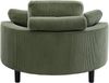 ATLANTIC home collection Loveseat Ravi Sessel, B: 114 cm, Sitzhöhe: 42 cm, XXL- Sessel, mit Stauraumhocker, Rückenstütze & 4 Zierkissen Bild 4