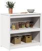 vidaXL Küchenschrank MEPPEL Weiß 106 x 55 x 92 cm Massives Kiefernholz 868162 Bild 3