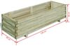 vidaXL Hochbeet 120x40x30 cm Holz Rechteckig 41661 Bild 4