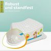 KiNDERWELT Perl Premium Tritthocker Disney Winnie Puuh stabiler Hocker für Kinder mit Anti-Rutsch-Funktion perl weiß mit einzigartiger Maserung individueller angenehmer Glitzereffekt Bild 3