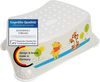 KiNDERWELT Perl Premium Tritthocker Disney Winnie Puuh stabiler Hocker für Kinder mit Anti-Rutsch-Funktion perl weiß mit einzigartiger Maserung individueller angenehmer Glitzereffekt Bild 2