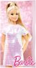 Barbie Großes Kinderhandtuch aus Baumwolle, 70cm x 140cm, Ideal für den Strand Bild 2