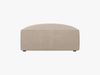 Micadoni Hocker Ruby 1-Sitzer Strukturierter Stoff Ottawa Dunkelbeige Bild 2