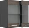 Küchenglasschrank R-Line Edelgrau 60 cm Vicco Bild 4