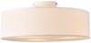 Deckenleuchte Omaha 3x E27 ø45x12 cm Organza Weiß lux. pro Bild 3