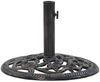 vidaXL Sonnenschirmständer Bronze 12 kg 48 cm Gusseisen 47861 Bild 2