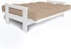 Marior HOME 'MEXICO' Klappsofa, Buchenholz, weiße Farbe, Beige Bild 2