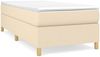 vidaXL Boxspringbettgestell Creme 90x190 cm Stoff 3120926 Bild 2