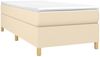 vidaXL Boxspringbettgestell Creme 90x190 cm Stoff 3120926 Bild 3