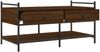 vidaXL Couchtisch Braun Eichen-Optik 99x50x50 cm Holzwerkstoff 833964 Bild 5