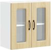 vidaXL Küchen-Hängeschrank mit Glastür Kalmar Sonoma-Eiche Holzwerkstoff 853670 Bild 2