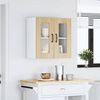 vidaXL Küchen-Hängeschrank mit Glastür Kalmar Sonoma-Eiche Holzwerkstoff 853670 Bild 4