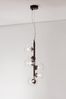 Nova Luce 9009251 ODILLIA Pendelleuchte 6-flammig Schwarz Transparent G9 Bild 3