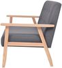 vidaXL 2-Sitzer Sofa Stoff Dunkelgrau [244652] Bild 3