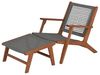 acamp Gartenstuhl Relaxsessel mit Hocker Set Bangkok (Gartenmöbel Set), Stuhl, Gartenliege, Sonnenliege, Sessel Bild 4