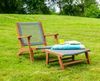 acamp Gartenstuhl Relaxsessel mit Hocker Set Bangkok (Gartenmöbel Set), Stuhl, Gartenliege, Sonnenliege, Sessel Bild 5