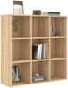 vidaXL Bücherregal Sonoma-Eiche 98 x 30 x 98 cm Spanplatte [801128] Bild 3