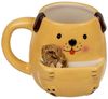 Out of the Blue Tasse Hund Kaffeebecher mit Keksfach Bild 5
