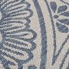 vidaXL Outdoor-Teppich Flachgewebe 140x200 cm Blaues Muster 340831 Bild 5