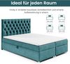 Best for Home Boxspringbett mit Bettkasten Doppelbett Trinity K14 Bonellfederkern inkl 7cm Topper (140x200 160x200 180x200 200x200 cm, Bonell-Matratze, gepolstertes Kopfteil, Polsterbett versch. Größen), mit oder ohne Topper, Flexible Liefermöglichkeit... Bild 4