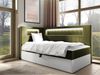 Boxspringbett 'Gladino Junior 3' grün 80x200 cm Links Bild 2