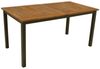 TPFGarden Gartentisch CANTERBURY (Outdoor Tisch - Gestell Stahl anthrazit und Tischplatte Akazie, Hochwertiger und robuster Tisch für den Außenbereich), Outdoor Esstisch - Terrassentisch - Maße (BxHxT): 80 x 75 x 150 cm Bild 4