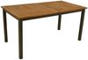 TPFGarden Gartentisch CANTERBURY (Outdoor Tisch - Gestell Stahl anthrazit und Tischplatte Akazie, Hochwertiger und robuster Tisch für den Außenbereich), Outdoor Esstisch - Terrassentisch - Maße (BxHxT): 80 x 75 x 150 cm Bild 5