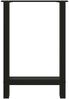 vidaXL Esstischbeine Schwarz 2 Stk. 60x(72-73) cm Stahl 4013304 Bild 5