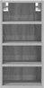 vidaXL Hängeschrank Riga Grau Sonoma 30x29,5x60 cm Holzwerkstoff 854171 Bild 4