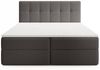 Boxspringbett Schlafzimmerbett ARTURO 160x200cm Stoff Freya Grafit Bild 2