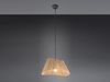 Große LED Pendelleuchte mit Lampenschirm geflochten aus Jute Natur, Ø 52cm Bild 3
