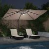 vidaXL Sonnenschirm Taupe 351 x 250 x 253 cm Polyester und Aluminium 42003362 Bild 4