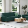 vidaXL 2-teiliges Sofa-Set mit Kissen, dunkelgrüner Stoff 3324696 Bild 3