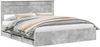 vidaXL Bettrahmen mit Kopfteil Beton Grau 200 x 200 cm Ingenieurs Holz 3409825 Bild 2
