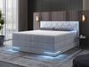 wonello Boxspringbett Arizona, mit LED Beleuchtung und Topper, wahlweise mit Bettkasten Bild 2