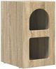 vidaXL Nachttisch ELST 2 Stk. Sonoma-Eiche 29,5 x 33,5 x 50 cm 891229 Bild 5