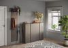 Schuhschrank >Farina< 4 Türen, Bronzo / Mercure Holzdekor - 140x111x35cm B/H/T Bild 4