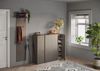 Schuhschrank >Farina< 4 Türen, Bronzo / Mercure Holzdekor - 140x111x35cm B/H/T Bild 5